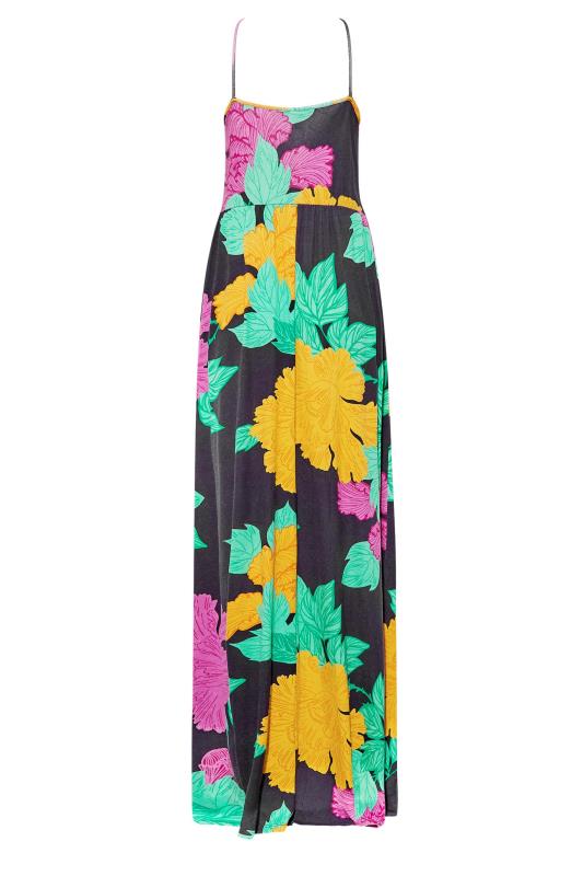 LTS Tall Yellow Floral Plunge Maxi Dress | Long Tall Sally  7