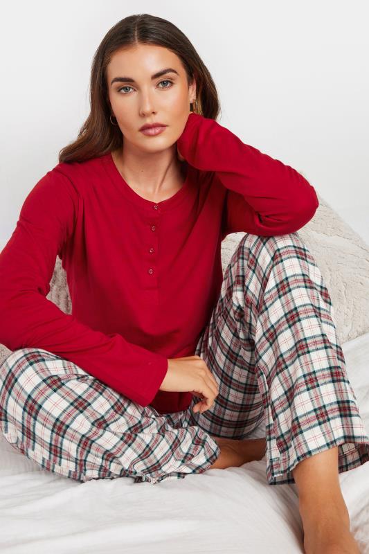 LTS Tall Red Cotton Pyjama Top | Long Tall Sally 7