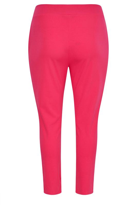 Curve Hot Pink Tapered Trousers 6