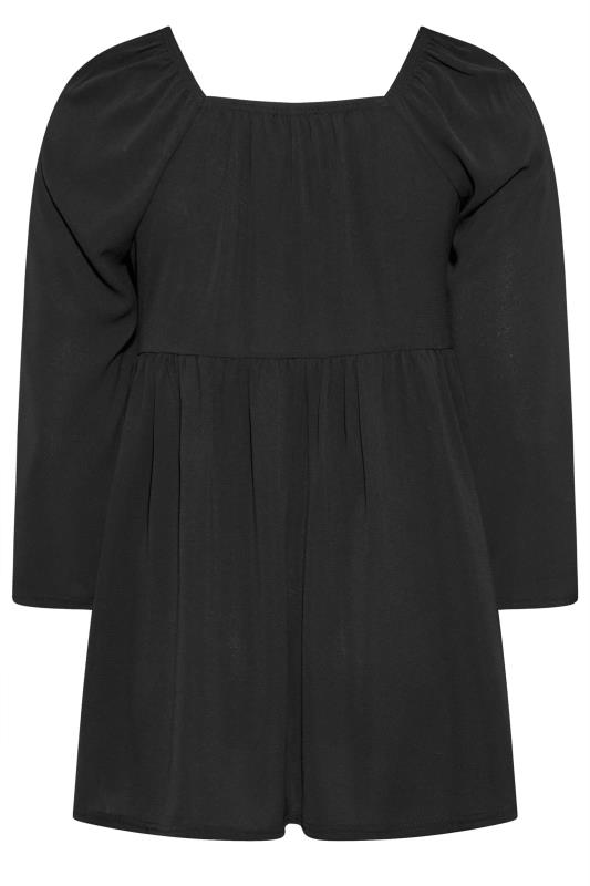 LIMITED COLLECTION Curve Black Ruched Blouse 7