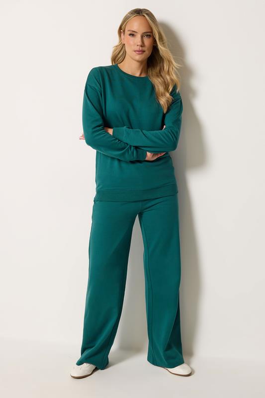  LTS Tall Teal Blue Wide Leg Joggers