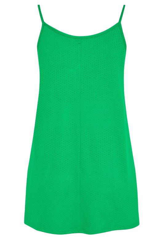 Curve Green Pointelle Strappy Vest 7