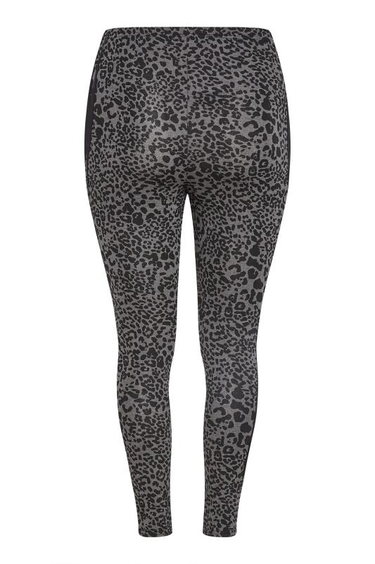 ACTIVE Curve Grey Leopard Print High Waisted Gym Leggings_Y.jpg