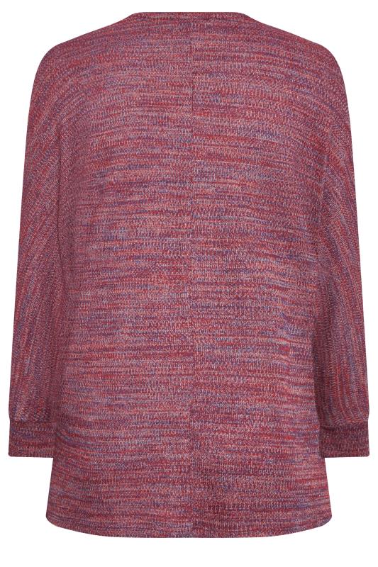 YOURS LUXURY Plus Size Red Batwing Sleeve Tunic Top | Yours Clothing 8