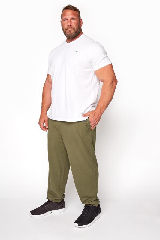 Men's Casual / Every Day BadRhino Big & Tall Khaki Green Essential Joggers