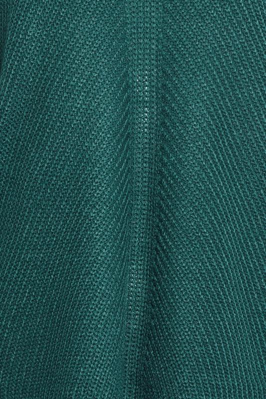 M&Co Teal Green Funnel Neck Knitted Jumper | M&Co 5