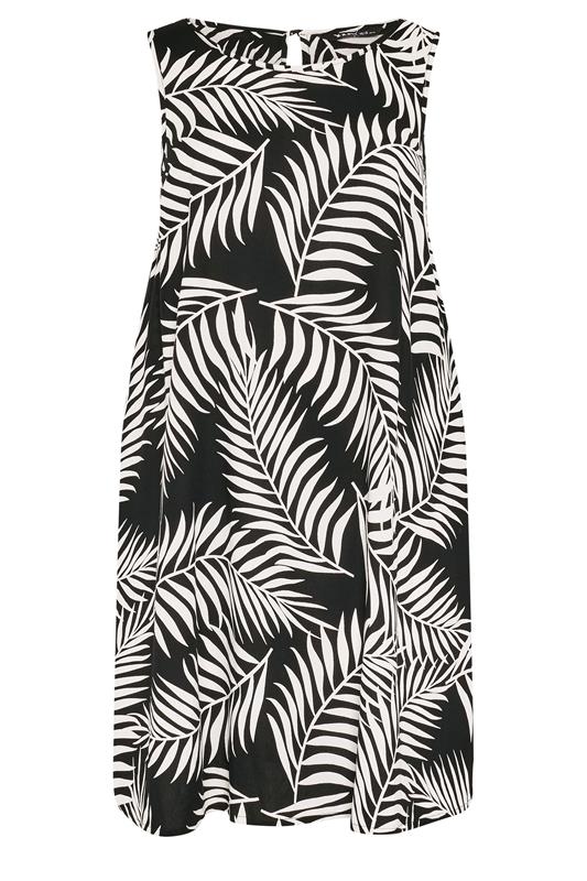 YOURS Curve Plus Size Leaf Swing Pocket Dress | Yours Clothing 5