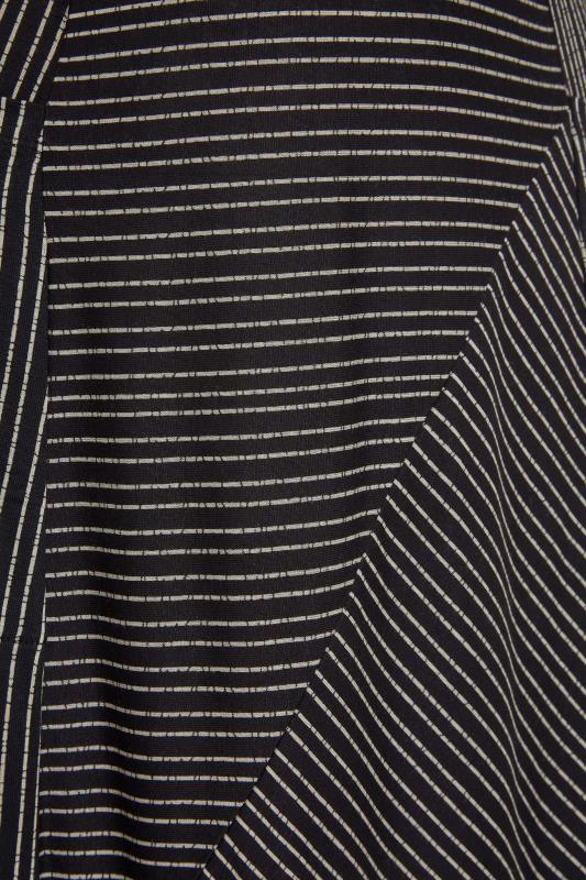 Curve Black Asymmetric Striped Pocket Skirt_S.jpg