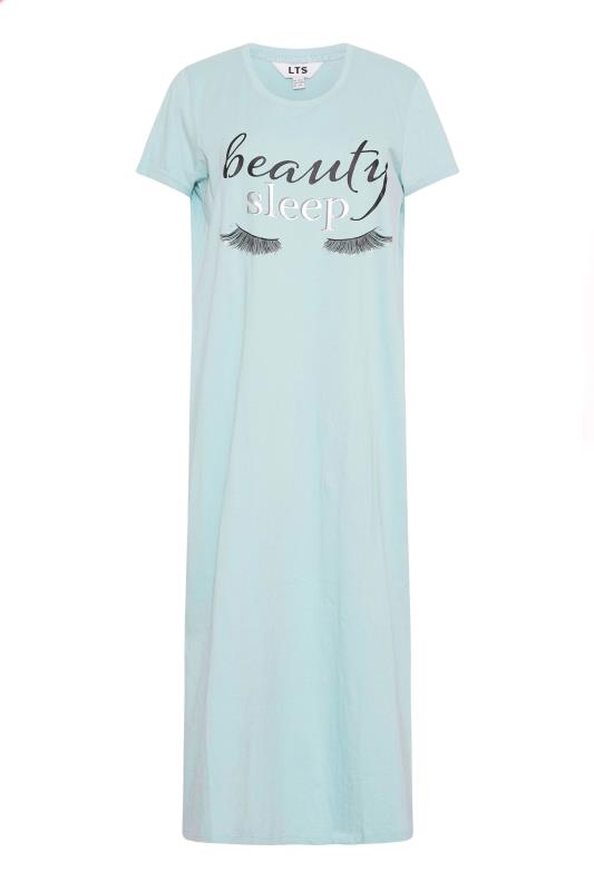 LTS Tall Mint Green 'Beauty Sleep' Slogan Nightdress | Long Tall Sally  5
