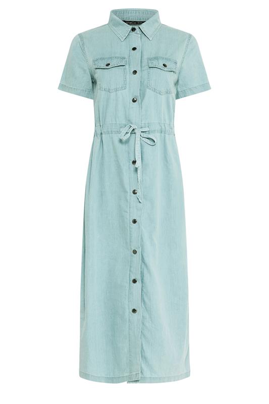 M&Co Blue Denim Midi Shirt Dress | M&Co 6