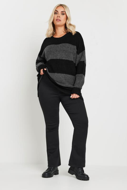 YOURS Plus Size Black Bootcut Jeggings | Yours Clothing