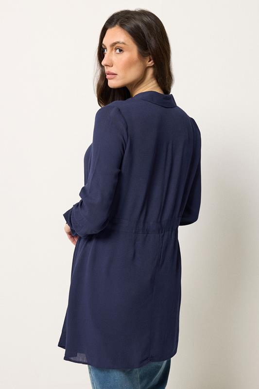 M&Co Navy Blue Tunic Shirt Dress | M&Co 2