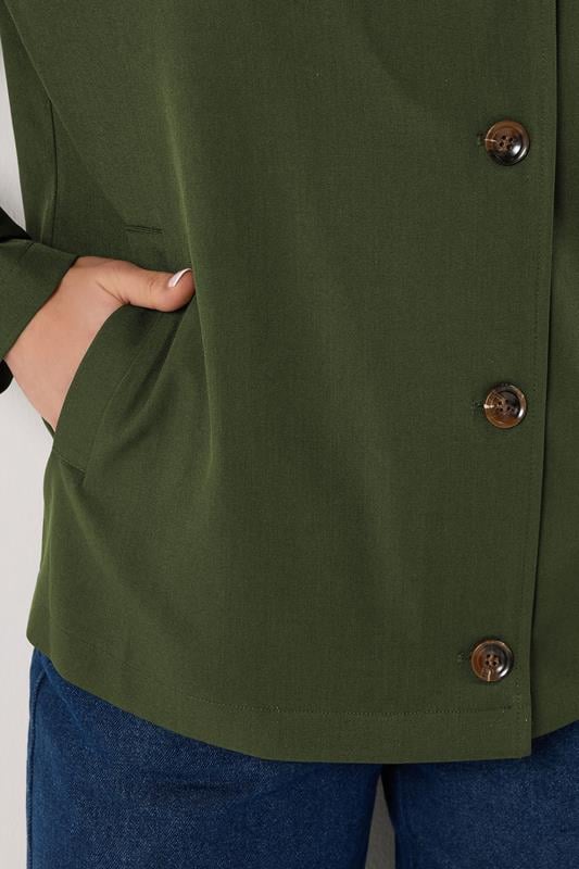 LTS Tall Women's Olive Green Utility Jacket | Long Tall Sally 6
