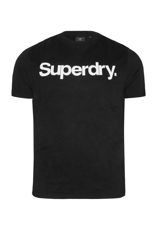 SUPERDRY Big & Tall Black Logo T-Shirt 1