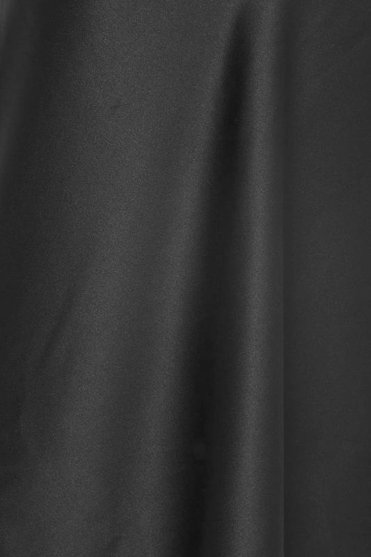 LTS Tall Women's Black Cowl Neck Satin Cami Top | Long Tall Sally 4