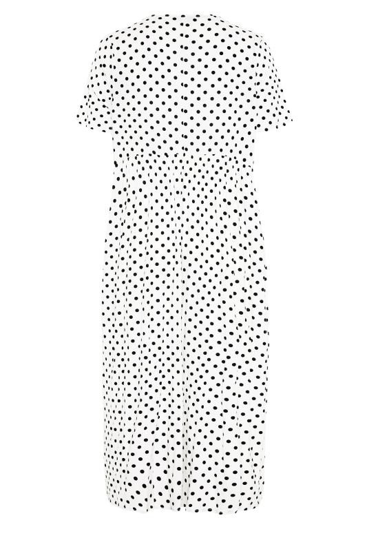 LIMITED COLLECTION Curve White Smock Maxi Dress_BK.jpg