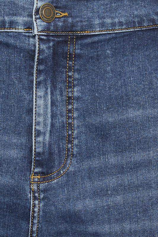 BadRhino Big & Tall Blue Washed Elasticated Waist Stretch Jeans | BadRhino 8