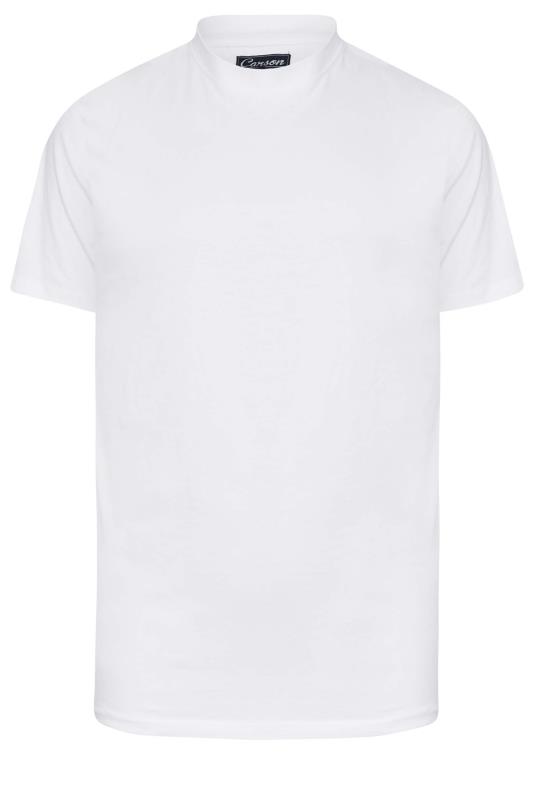 KAM Big & Tall White Carson T-Shirt | BadRhino  3