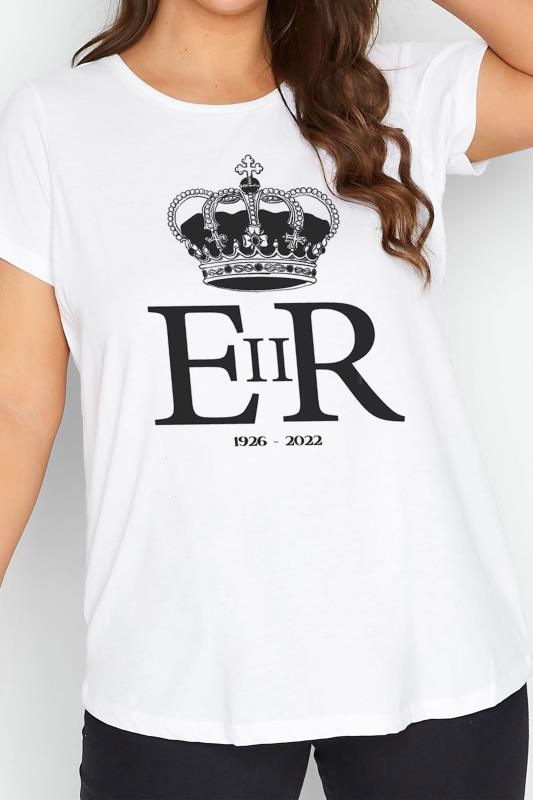  Tallas Grandes Queen Elizabeth II Regina T-Shirt