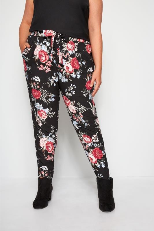 Plus Size Straight Leg Trousers | Yours Clothing