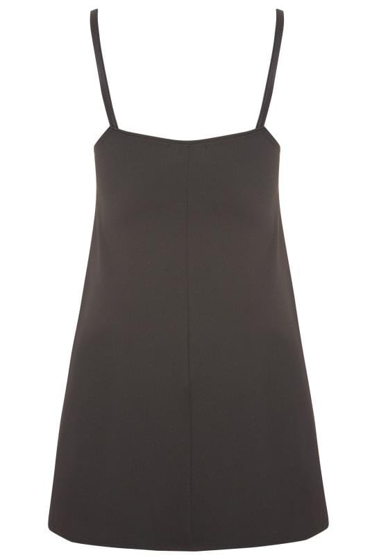 strappy pinafore dress
