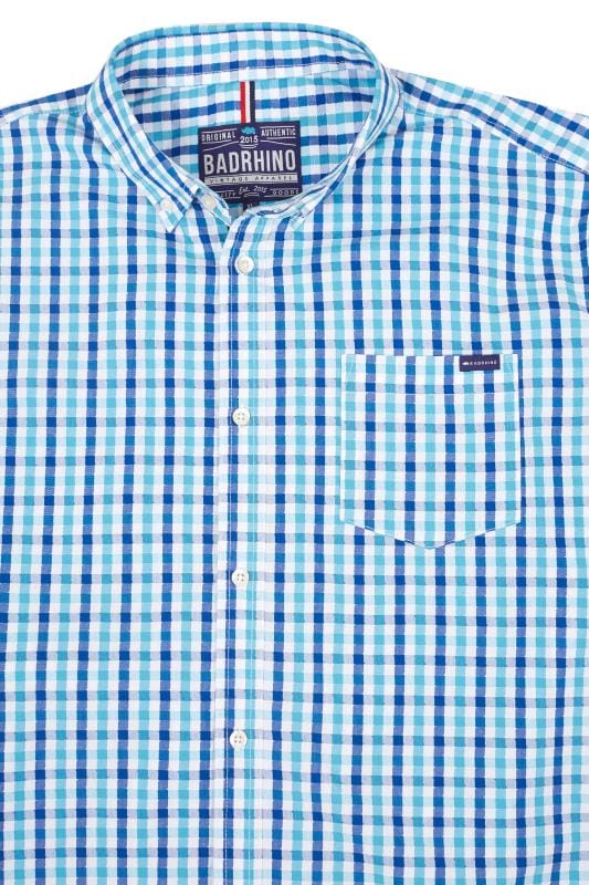 BadRhino Blue Check Short Sleeve Shirt_4189.jpg