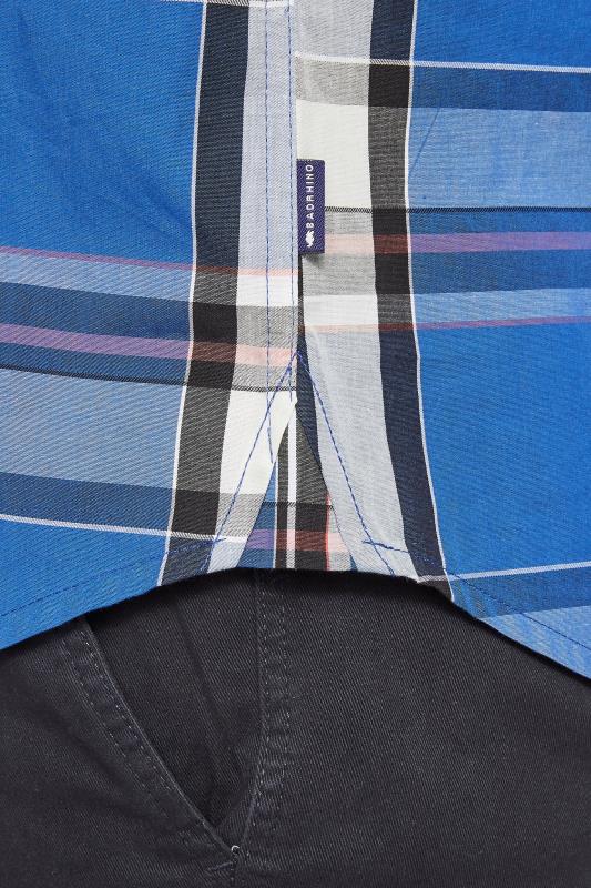 BadRhino Dark Blue Check Short Sleeve Shirt_954f.jpg