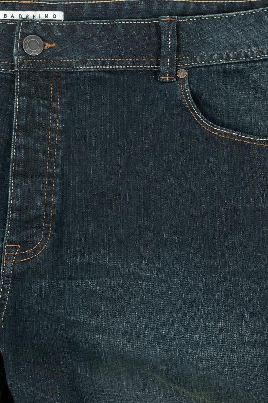 BadRhino Big & Tall Dark Blue Washed Denim Shorts_68af.jpg