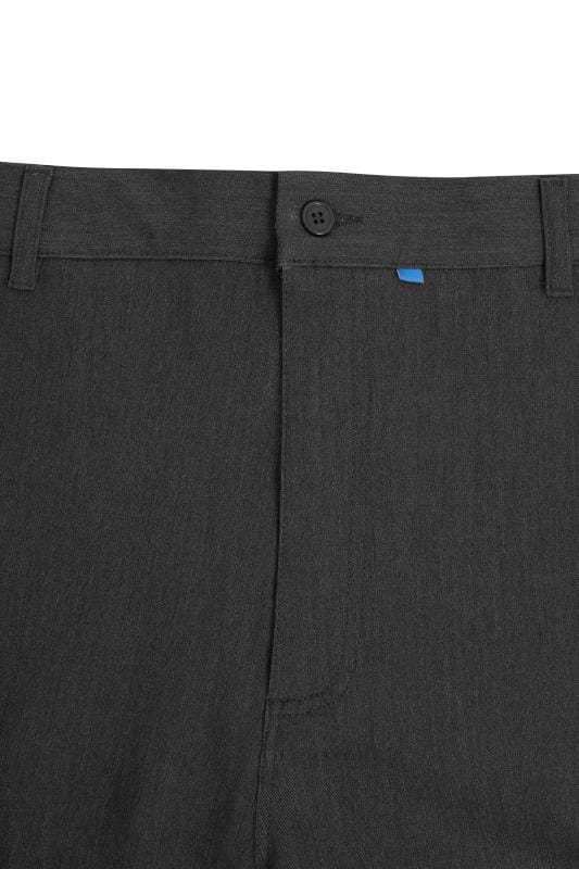 BadRhino Dark Grey Smart Straight Leg Stretch Trousers With 5 Pockets_f9f8.jpg