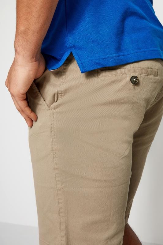 BadRhino Stone Brown Five Pocket Chino Shorts With Belt_042c.jpg