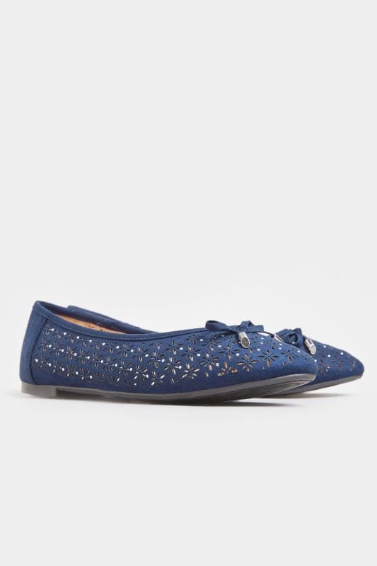 navy blue wide fit heels