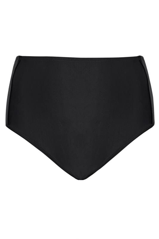 Plus Size Black Tummy Control Bikini Brief | Yours Clothing 4