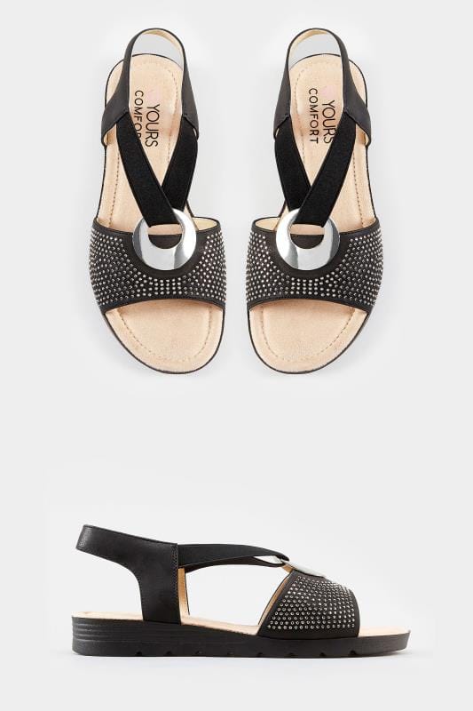yours wide fit sandals