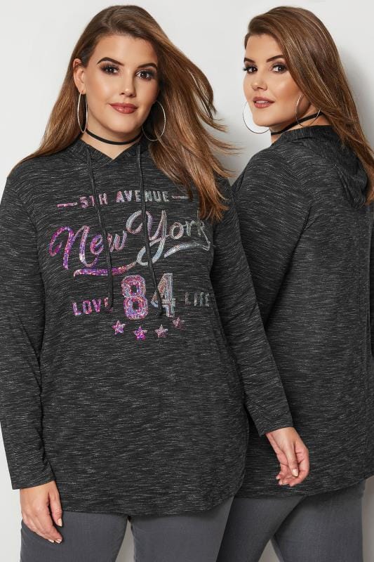 plus size sequin sweatshirt