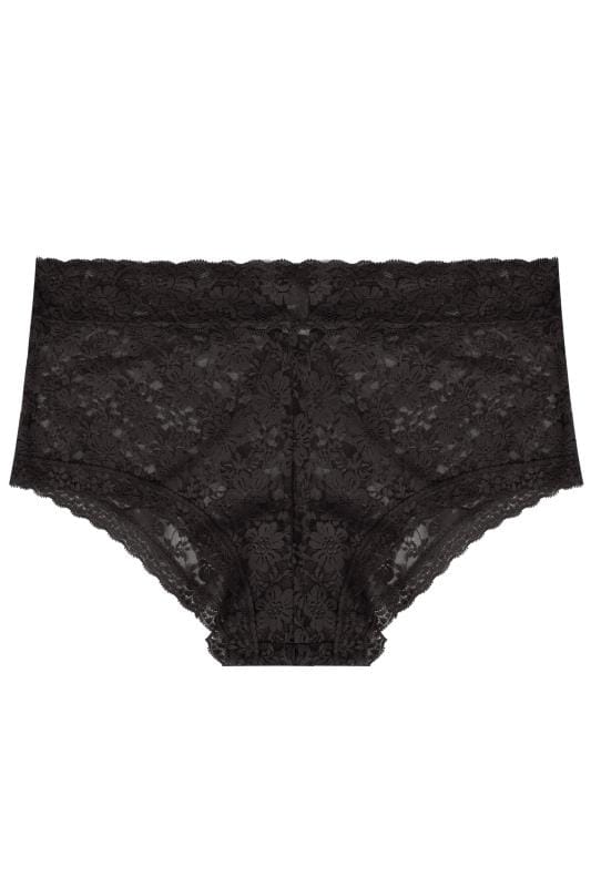 Curve Black Floral Lace Shorts_d6b2.jpg