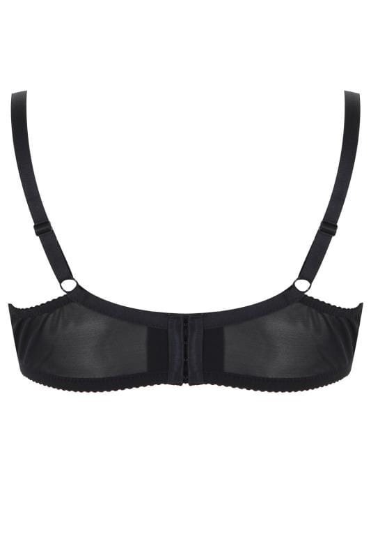 Black Moulded T-Shirt Bra - Available In Sizes 38C - 50G | Yours Clothing  4