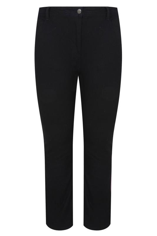 Black Straight Leg RUBY Jeans, Plus size 16 to 36 4