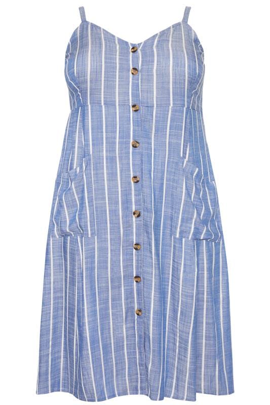 Blue Striped Sundress Plus Sizes 16 To 36 Yours Clothing