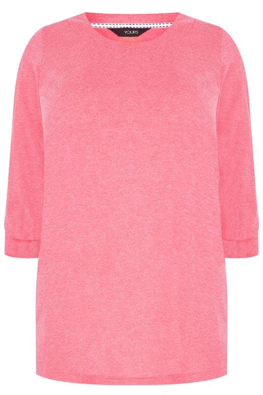 bright pink plus size tops