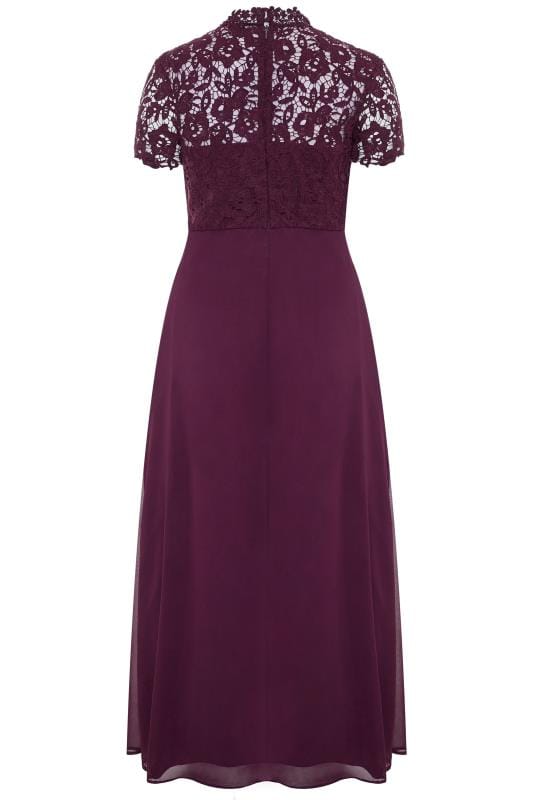 CHI CHI Purple Charissa Maxi Dress | Yours Clothing
