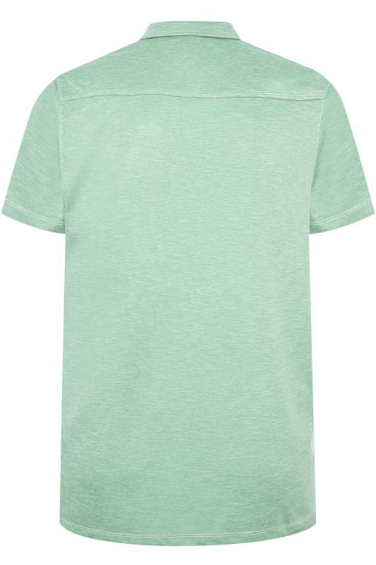 aqua green polo shirt