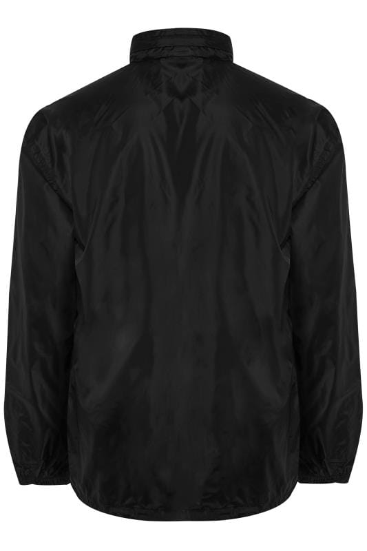 D555 Black Foldaway Waterproof Jacket | BadRhino 2