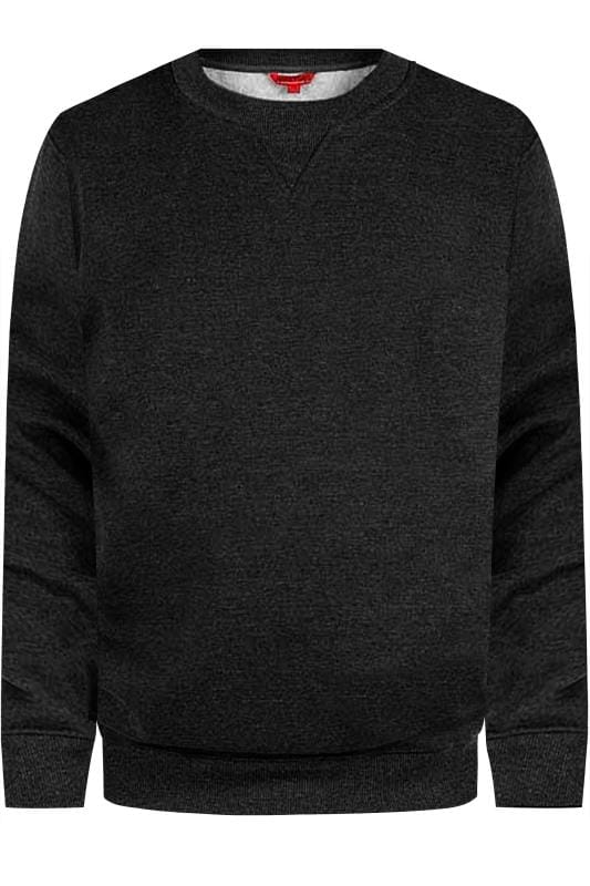 Plus Size Sweatshirts D555 Rockford Black Sweatshirt