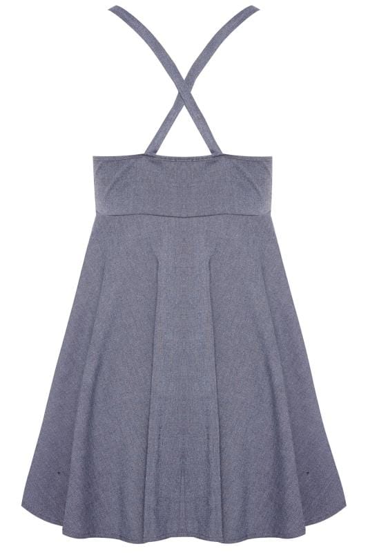 yours clothing pinafore dress
