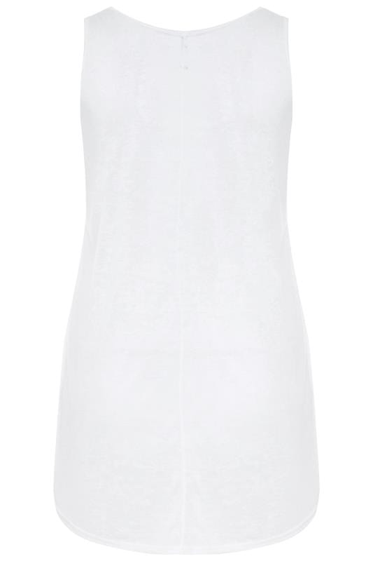 white vest top dress