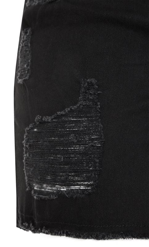 Curve Black Ripped Denim Mom Shorts_d3de.jpg