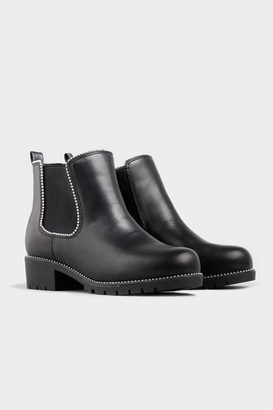 Black Studded Chelsea Boots In Extra Wide Fit_7615.jpg