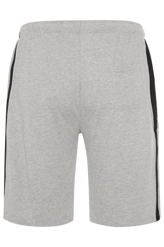 ED BAXTER Big & Tall Grey Lounge Jogger Shorts 4
