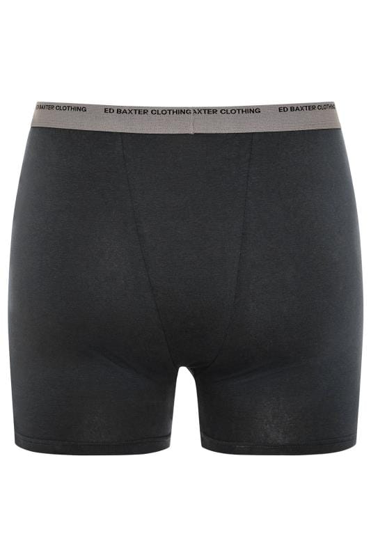 ED BAXTER 3 PACK Grey Boxer Shorts | BadRhino 7