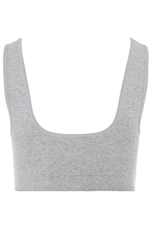 Grey Seamless Non-Padded Non-Wired Bralette 4
